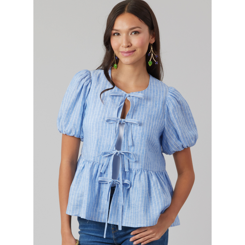 Patron McCall's 8557.BB (50-56) - Blouses à nouettes