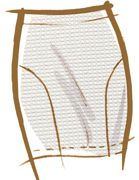 Patron McCall's 8558.K5 (36-44) - Jupe évasée style sirène