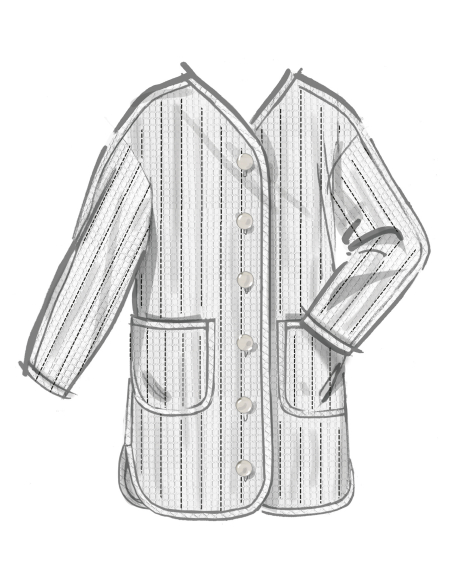 Patron McCall's 8560.H5 (34-42) - Veste matelassée