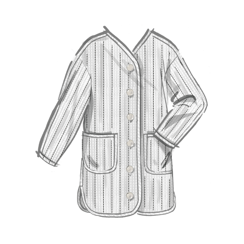 Patron McCall's 8560.U5 (44-52) - Veste matelassée