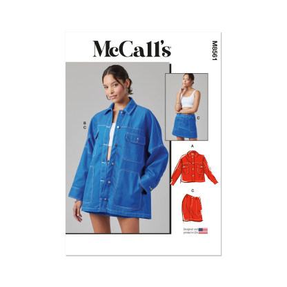 Patron McCall's 8561.Y5 (46-54) - Veste et jupe courte