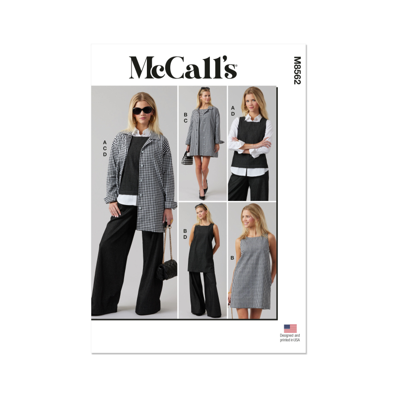 Patron McCall's 8562.U5 (44-52) - Haut, robe, veste et pantalon