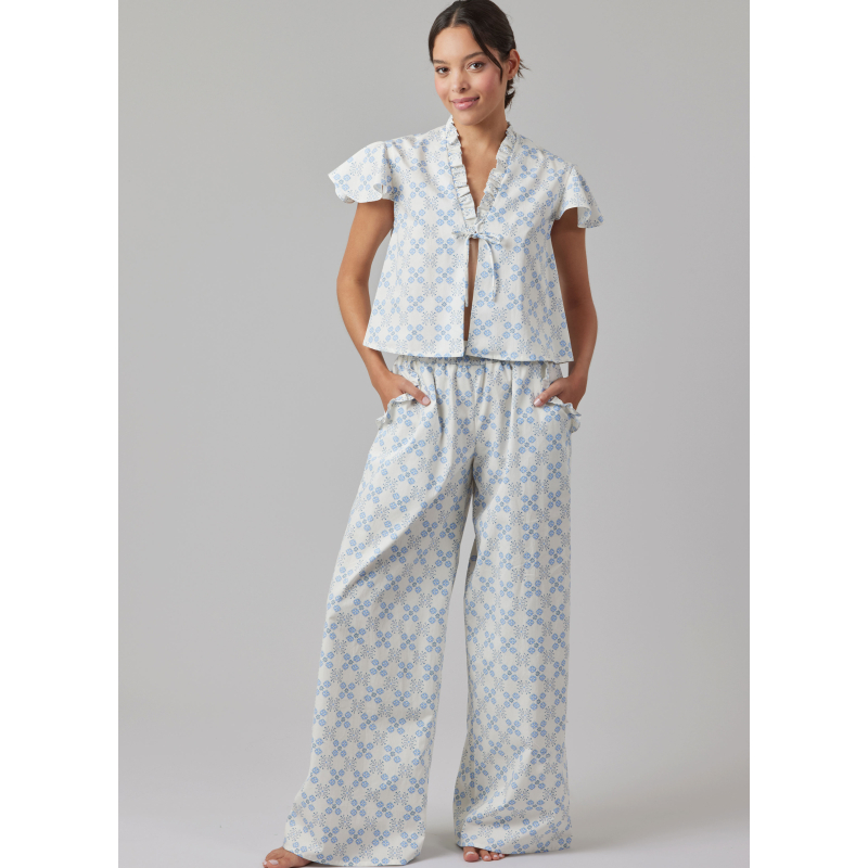 Patron McCall's 8563.A (32-54) - Hauts, short et pantalon dentelle