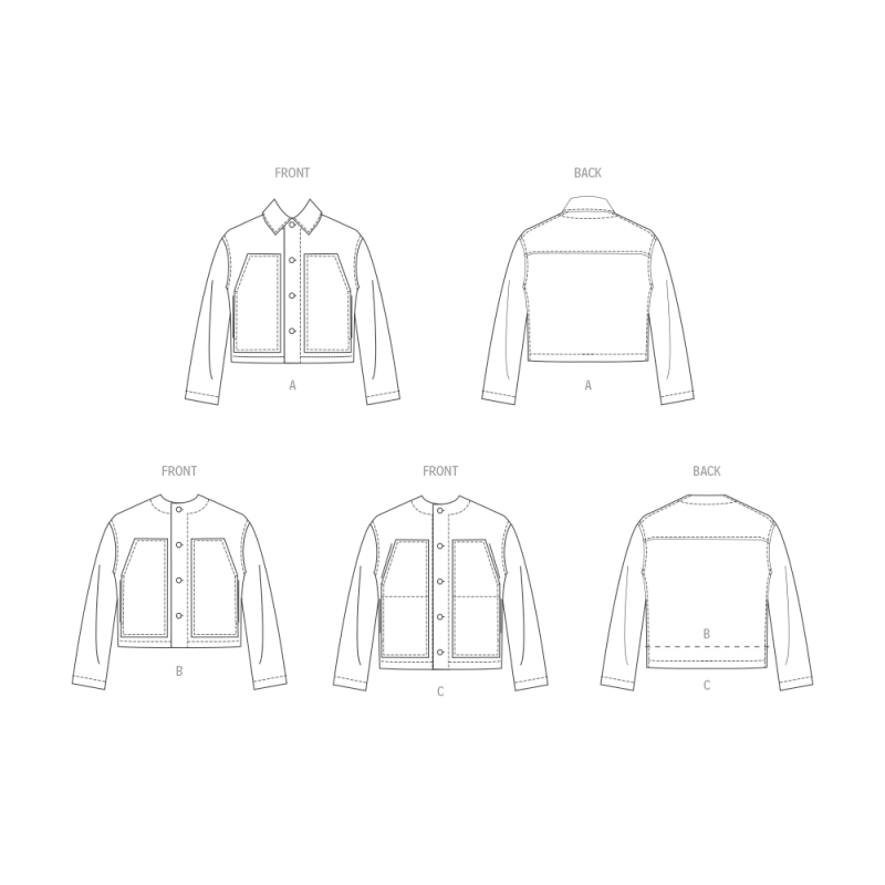 Patron McCall's 8565.A (32-54) - Veste unisexe