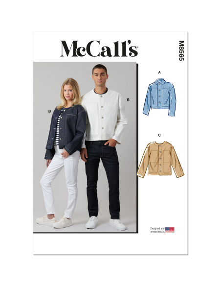 Patron McCall's 8565.A (32-54) - Veste unisexe