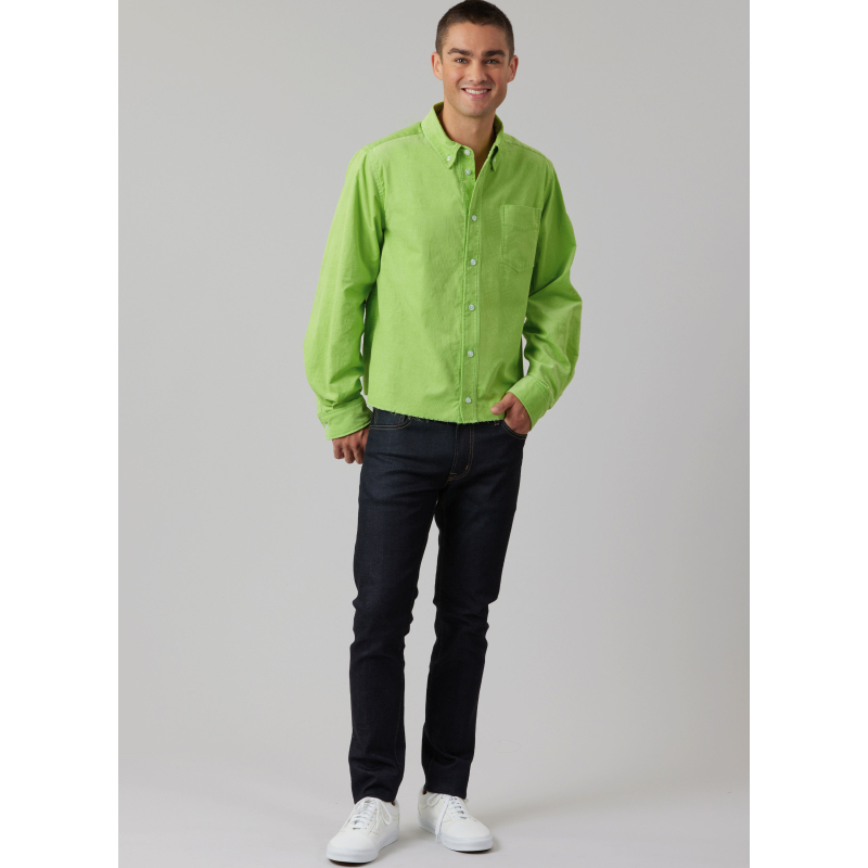 Patron McCall's 8566.A (32-54) - Chemises unisexes