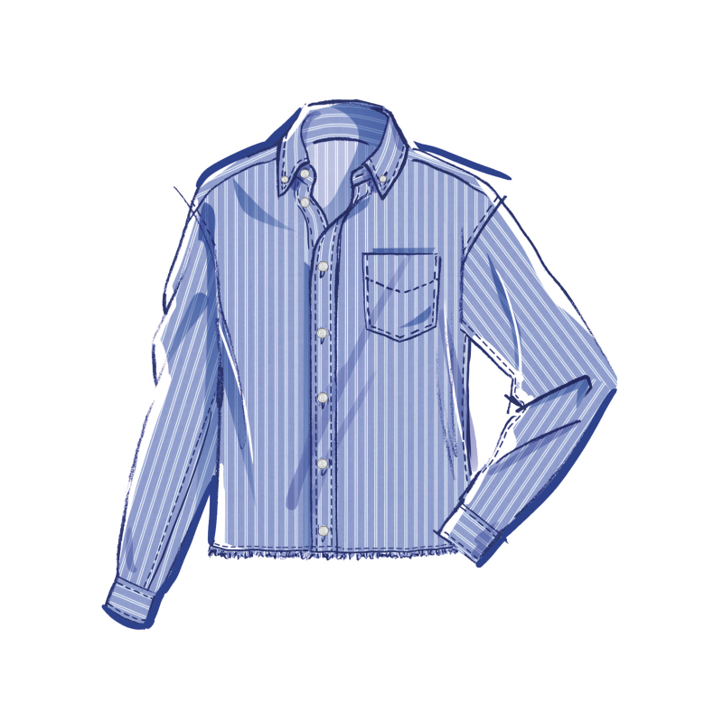 Patron McCall's 8566.A (32-54) - Chemises unisexes