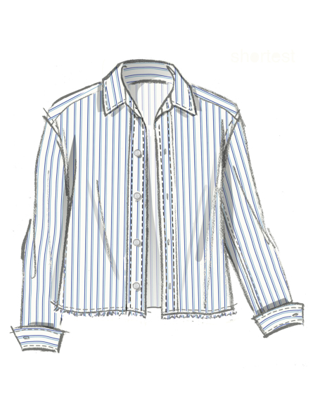 Patron McCall's 8566.A (32-54) - Chemises unisexes