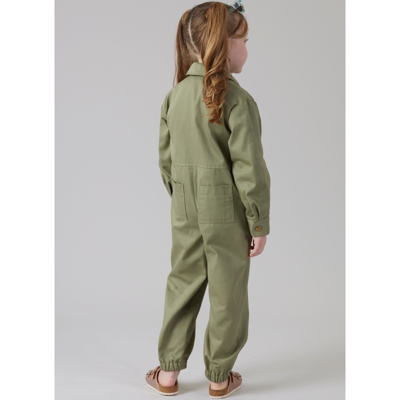 Patron McCall's 8567.A (3-9) - Combinaisons pour enfants avec variations de manches