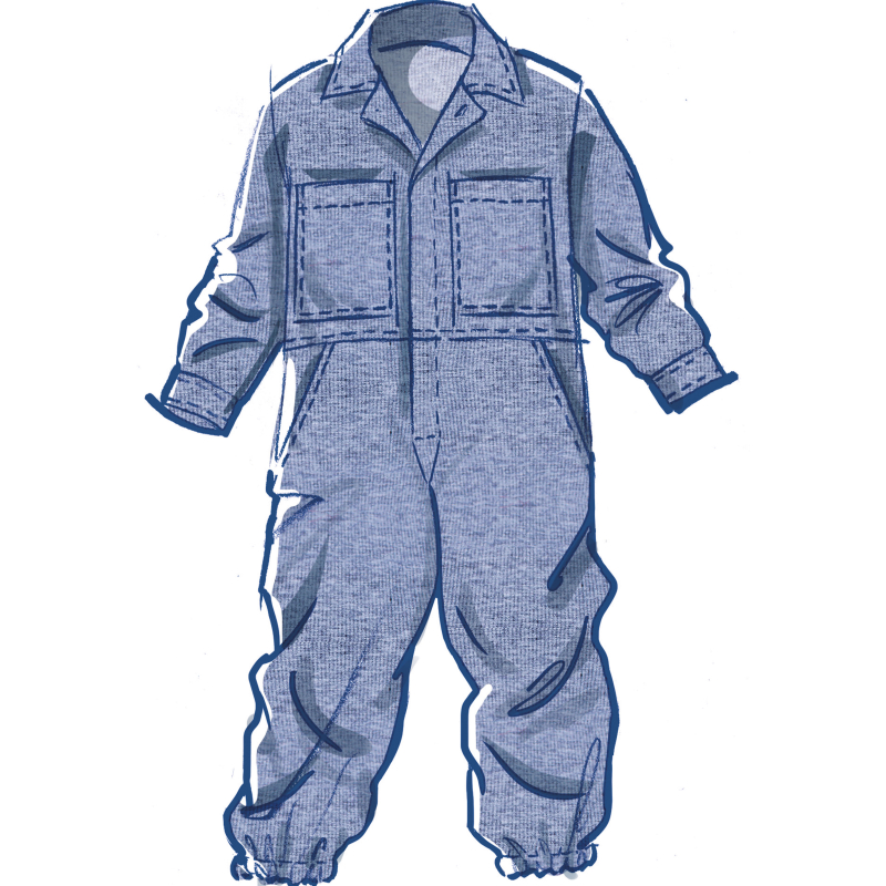 Patron McCall's 8567.A (3-9) - Combinaisons pour enfants avec variations de manches