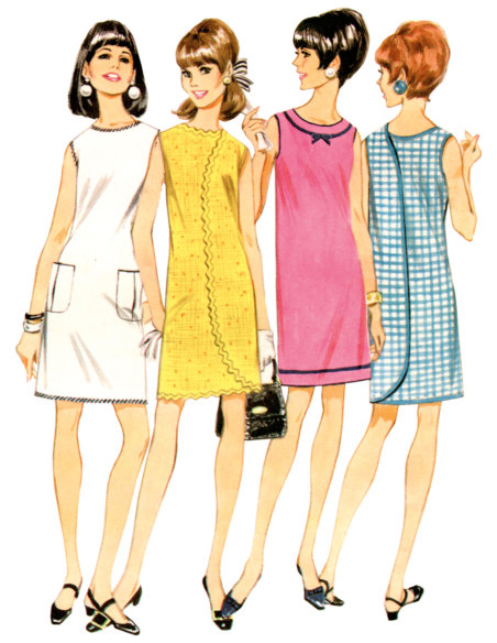 Patron McCall's 8571.A (36-54) - Robe enveloppante en six modèles pour femmes