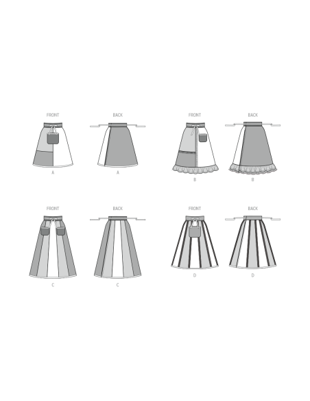 Patron McCall's 8572.A (36-54) - Tablier