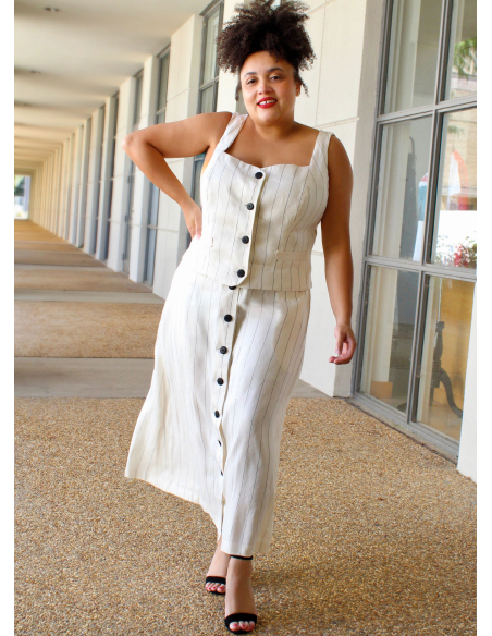 Patron KnowMe 2107.K5 (36-44) - Haut et jupe en deux longueurs