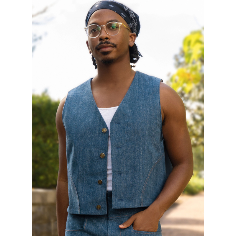 Patron KnowMe 2109.AA (46-54) - Gilet et pantalon pour homme