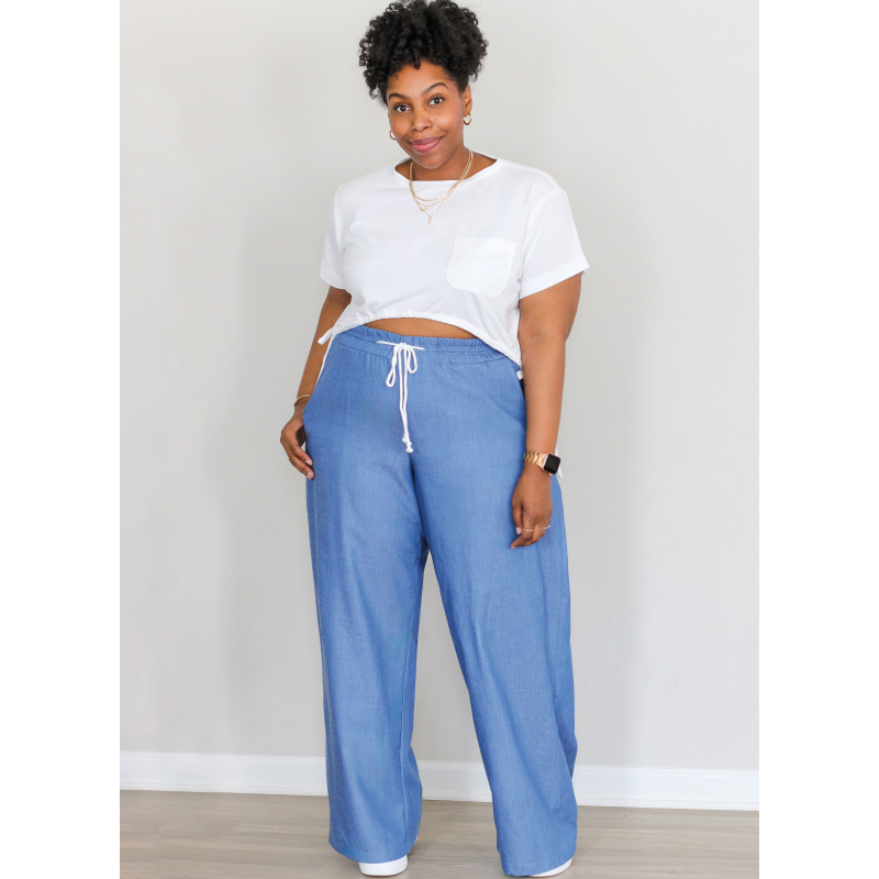 Patron KnowMe 2110.AA (38-46) - Haut en tricot et pantalons tissés