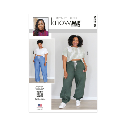 Patron KnowMe 2110.AA (38-46) - Haut en tricot et pantalons tissés