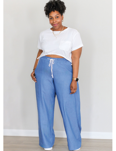 Patron KnowMe 2110.BB (48-56) - Haut en tricot et pantalons tissés