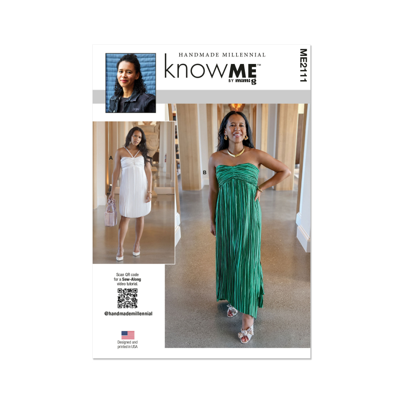 Patron KnowMe 2111.U5 (44-52) - Robe en deux longueurs