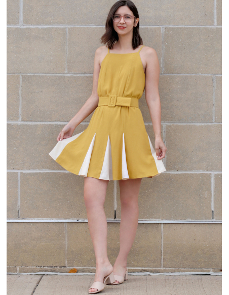 Patron KnowMe 2112.D5 (32-40) - Robe en deux longueurs avec ceinture