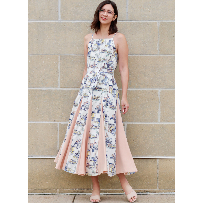 Patron KnowMe 2112.R5 (42-50) - Robe en deux longueurs avec ceinture