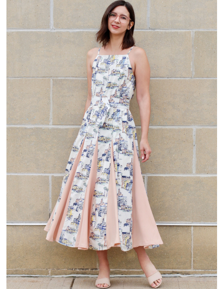 Patron KnowMe 2112.R5 (42-50) - Robe en deux longueurs avec ceinture