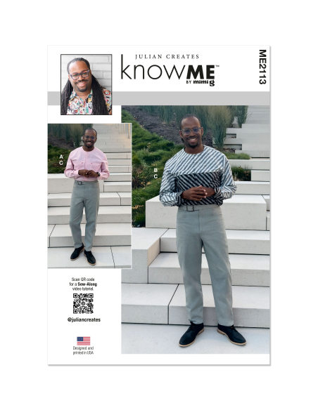 Patron KnowMe 2113.MPP (56-62) - Chemise et pantalon pour hommes