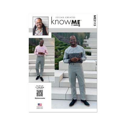 Patron KnowMe 2113.MSS (62-68) - Chemise et pantalon pour hommes