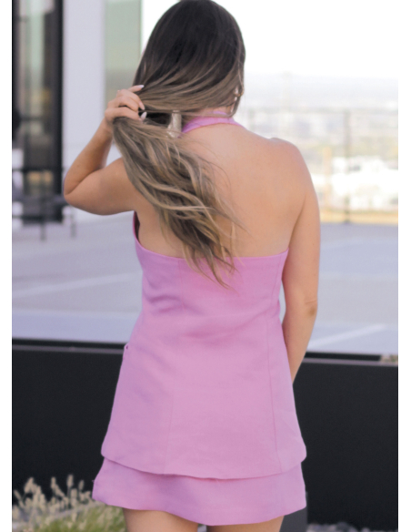 Patron KnowMe 2114.H5 (34-42) - Top dos nu et jupe trapèze