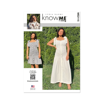 Patron KnowMe 2115.K5 (36-44) - Robe à smocks avec détails raffinés