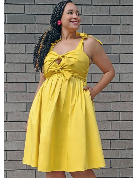 Patron KnowMe 2116.Y5 (46-54) - Robe et combinaison nouées sur le devant