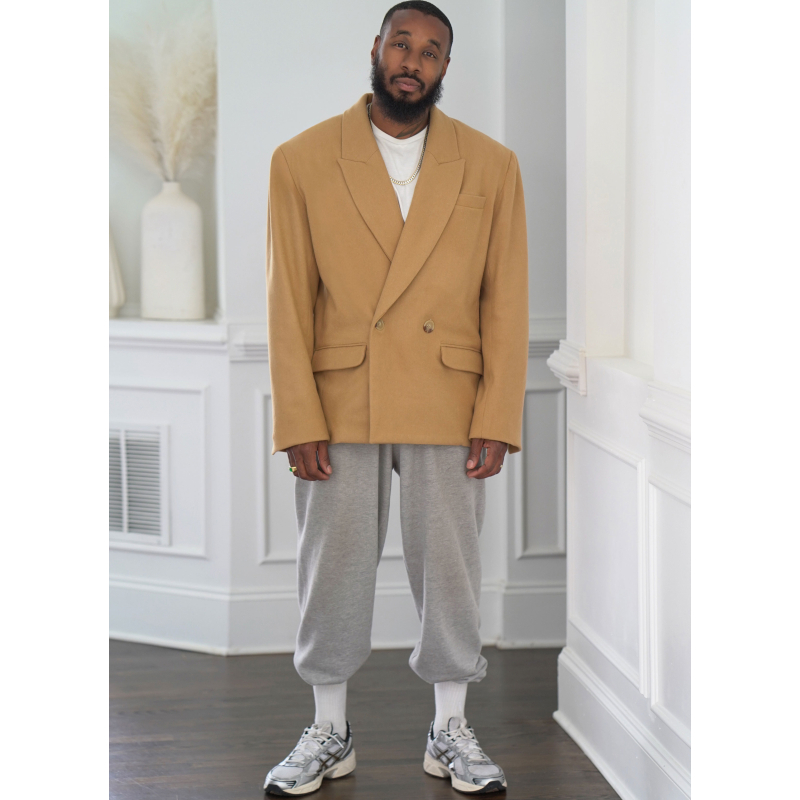 Patron KnowMe 2118.AA (46-54) - Veste oversize croisée avec détails raffinés