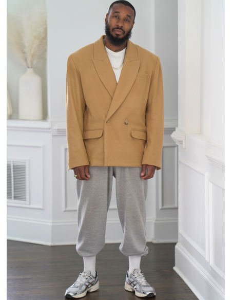 Patron KnowMe 2118.AA (46-54) - Veste oversize croisée avec détails raffinés