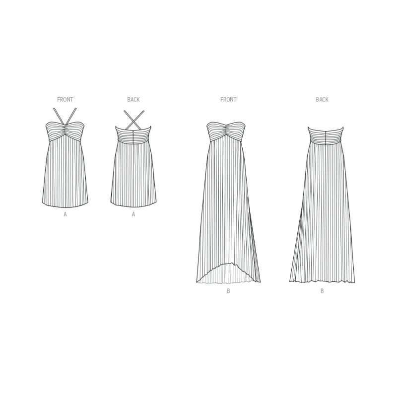 KnowMe 2111.H5 (34-42) - Robe en deux longueurs