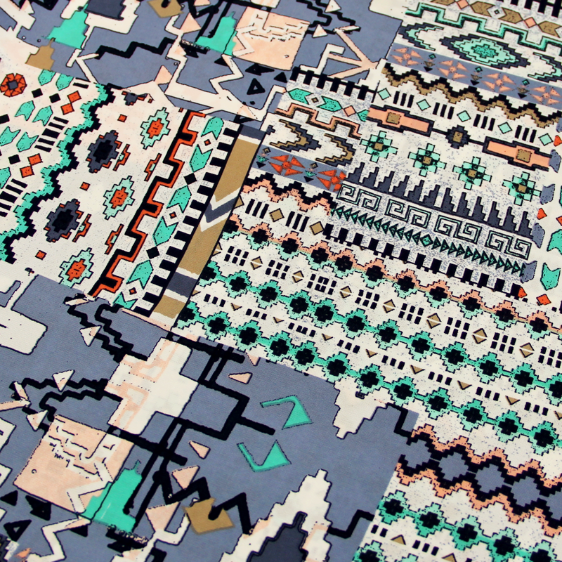 Javanaise imprimée - Aztèque Corail