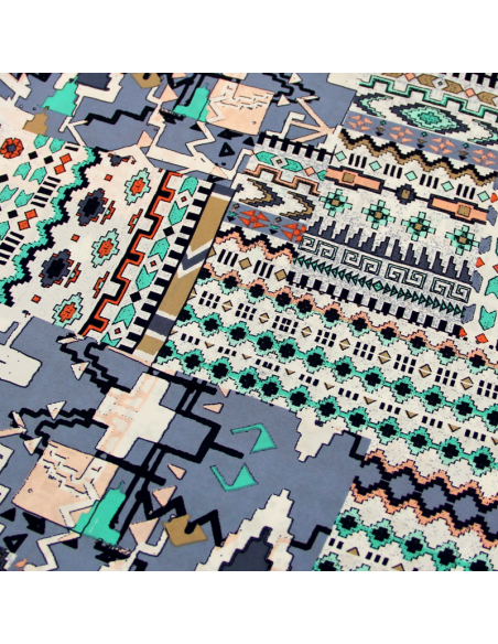 Javanaise imprimée - Aztèque Corail