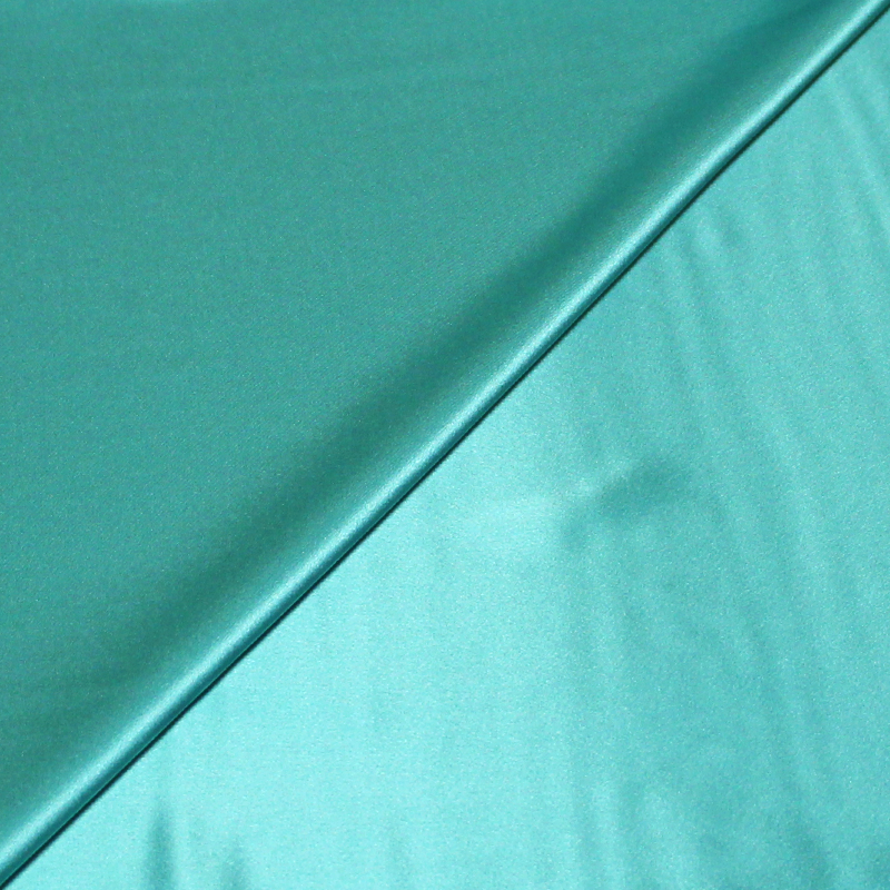 Satin 100% soie - Turquoise