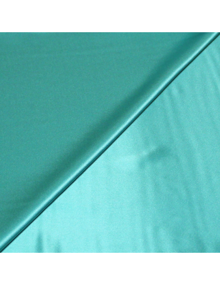 Satin 100% soie - Turquoise