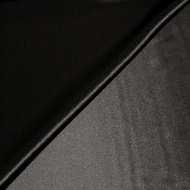 Satin 100% soie - Noir