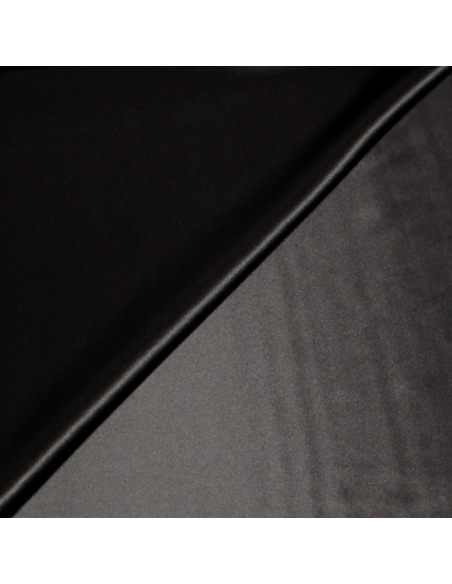 Satin 100% soie - Noir