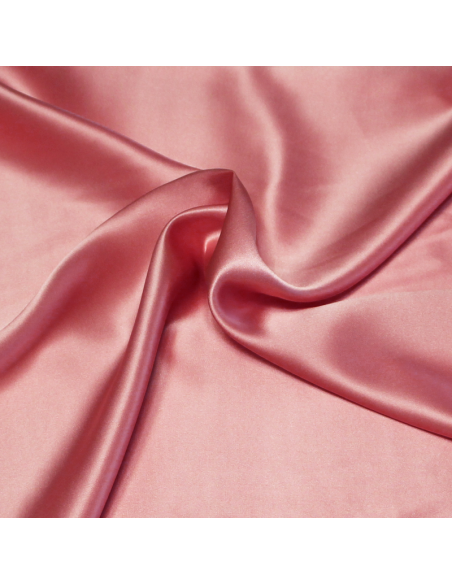 Satin 100% soie - Rose