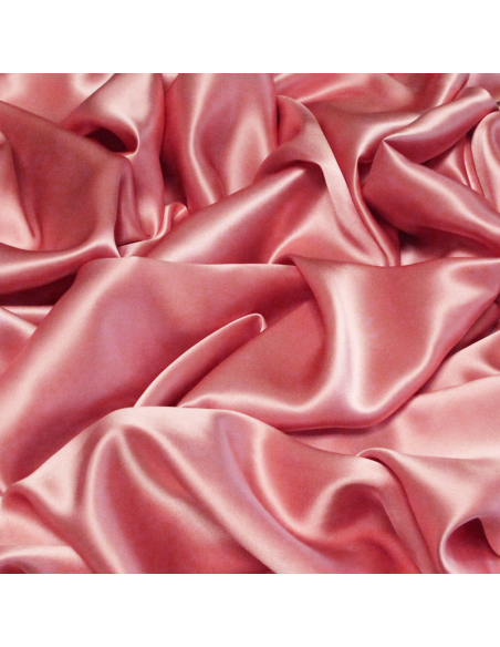 Satin 100% soie - Rose