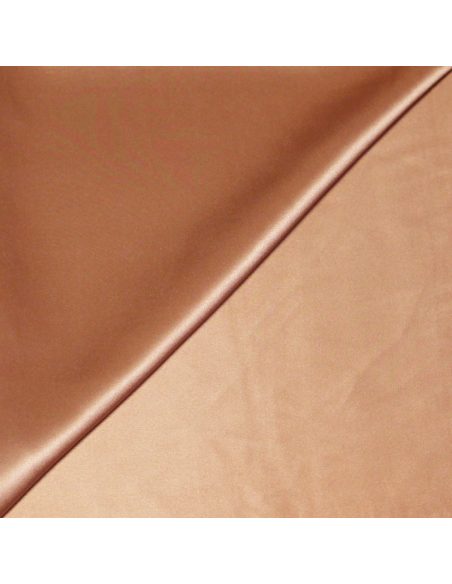 Satin 100% soie - Cheeky bronze