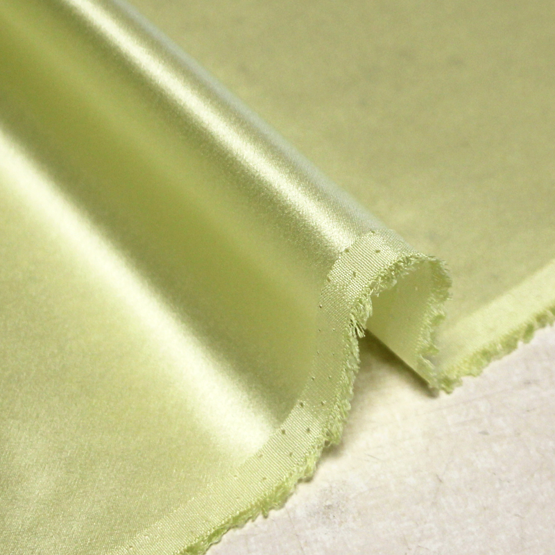 Satin 100% soie - Jaune