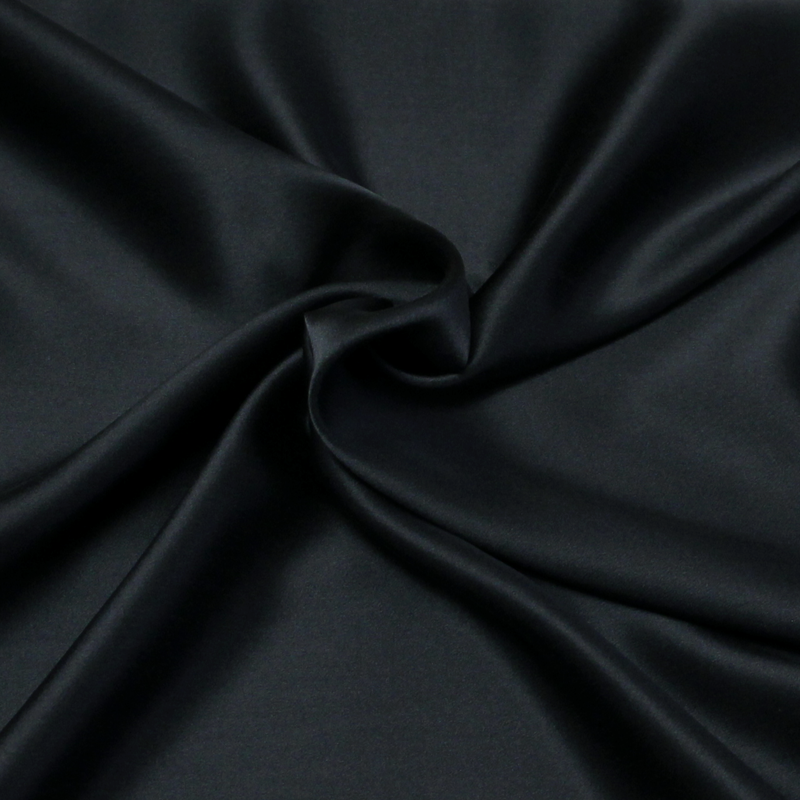 Satin 100% soie - Ardoise