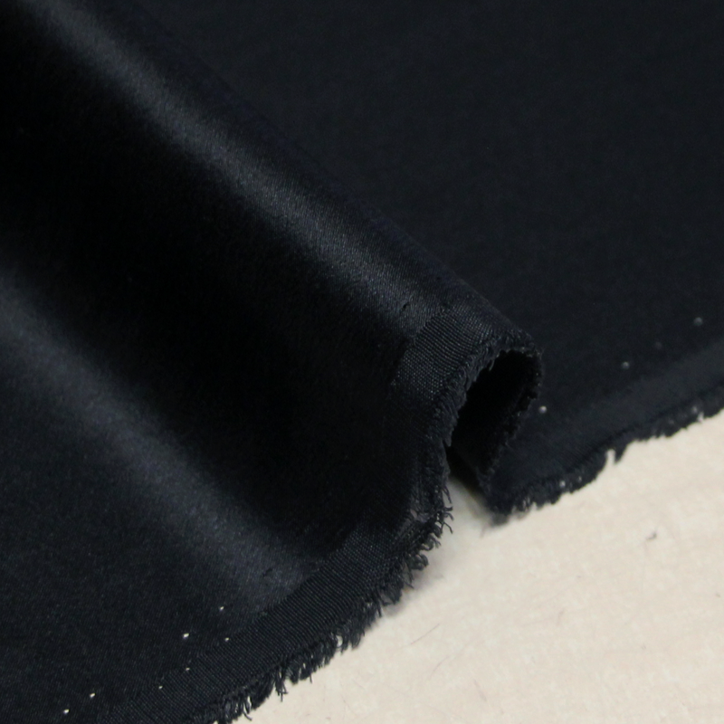 Satin 100% soie - Ardoise