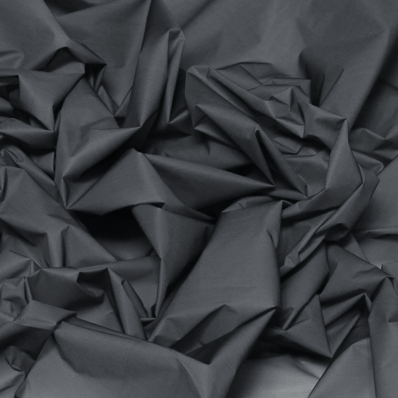 Mousseline 100% soie imperméable - Noir