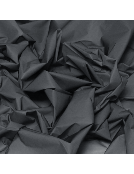 Mousseline 100% soie imperméable - Noir