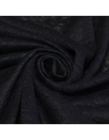 Jersey 100% lin - Bleu nuit