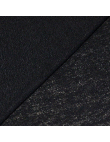 Jersey 100% lin - Bleu nuit