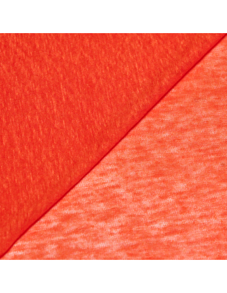 Jersey 100% lin - Orange